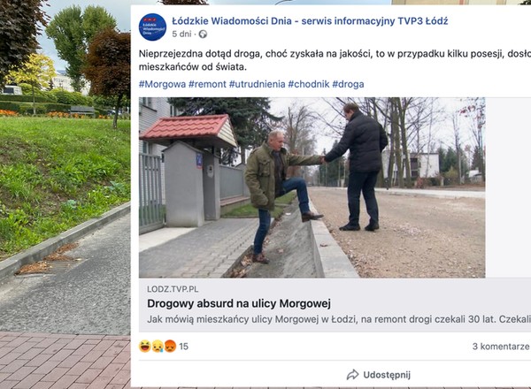 W Łodzi wyremontowano drogę. Teraz mieszkańcy mają absurdalny problem