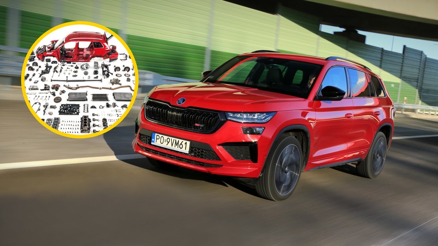 Skoda Kodiaq rozebrana do ostatniej śrubki po 100 tys. km