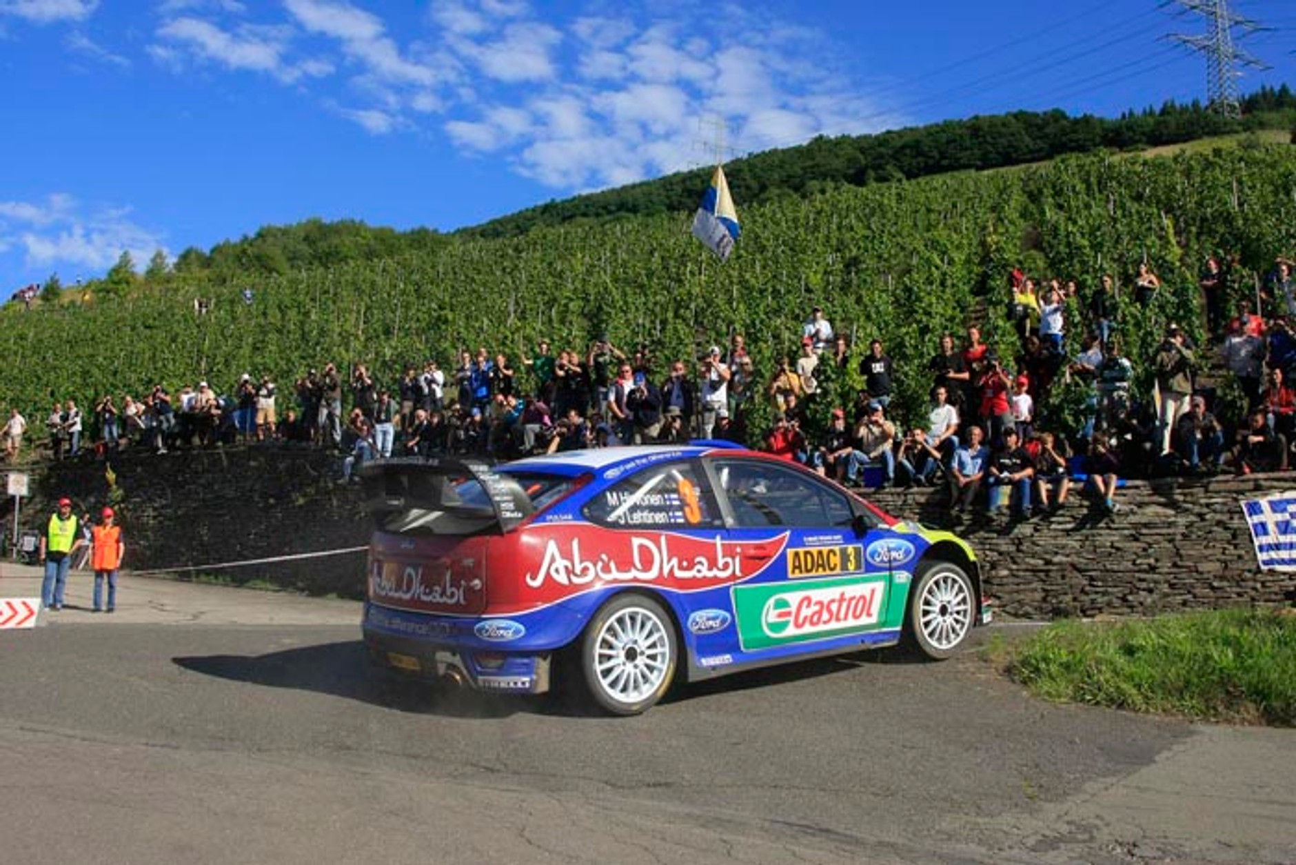 Rajd Niemiec 2010: Loeb liderem, Kościuszko na łące (1. etap, fot. Rallyworld©Willy Weyens)
