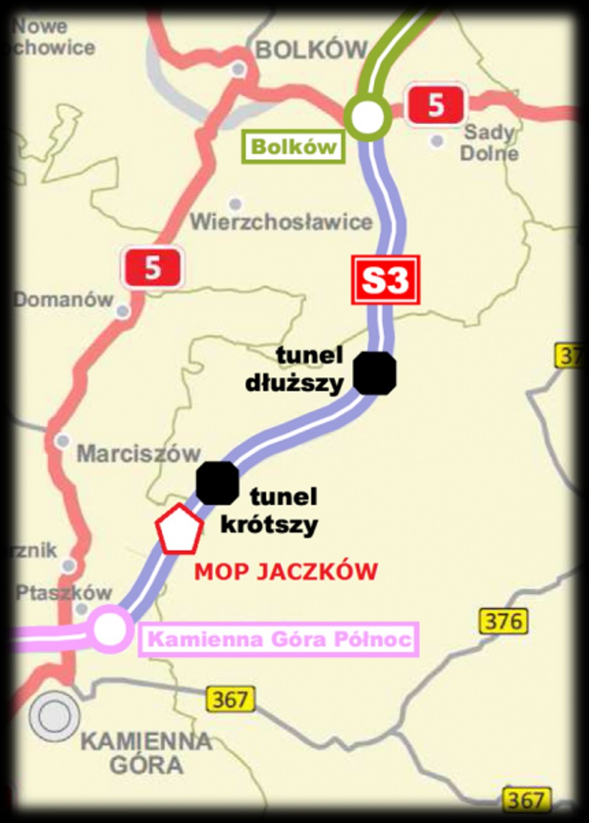 Droga S3 Bolków - Kamienna Góra