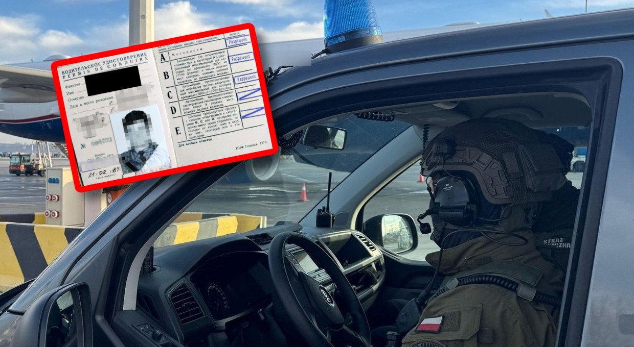 Na granicy pokazał prawo jazdy wydane w kraju, którego już nie ma