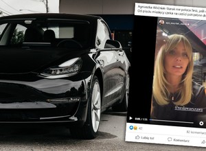 Agnieszka Woźniak-Starak nie poleca Tesli. Czeka na naprawę auta od grudnia