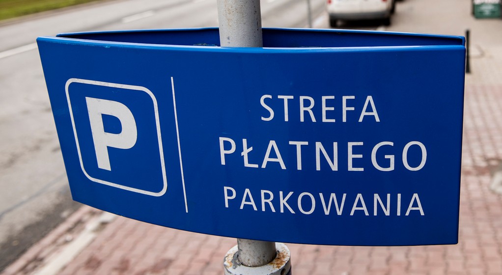 Strefa płatnego parkowania w Warszawie