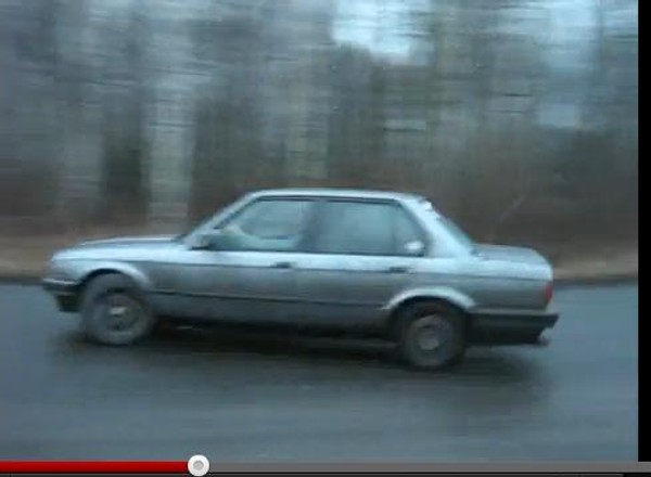 Drift starym BMW