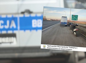 Obywatele Turkmenistanu wjechali nimi na autostradę A4. Policjanci musieli interweniować