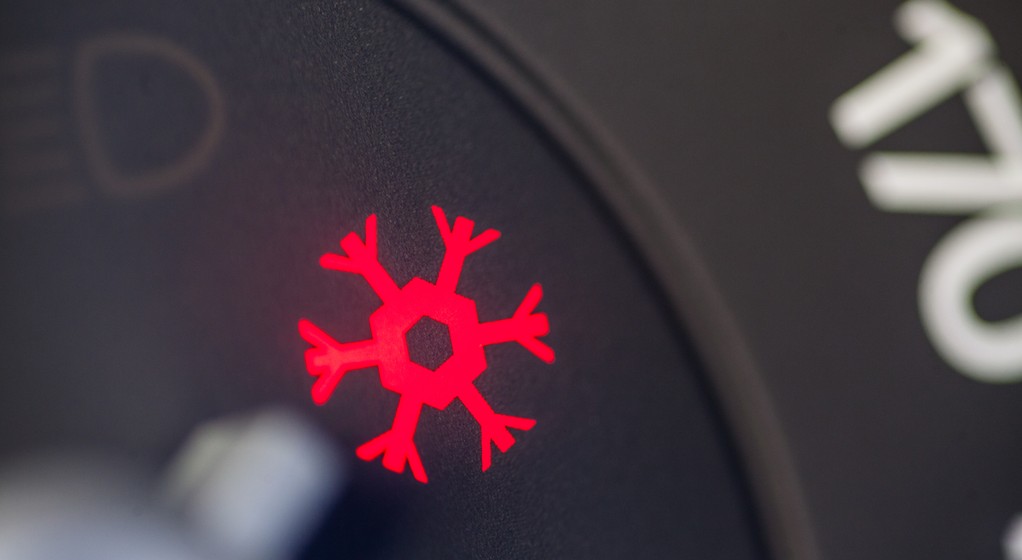 Kontrolka w krztałcie płatka śniegu