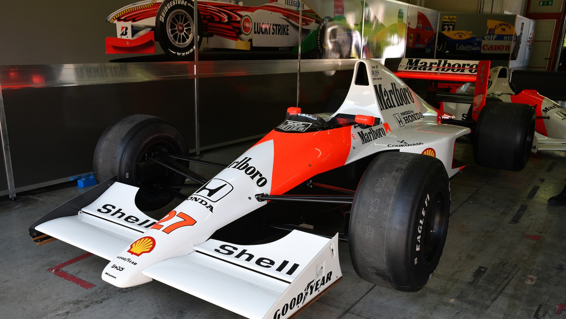 McLaren MP4/5B, którym ścigał się Ayrton Senna