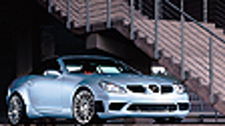 Mercedes SLK 55 Tracksport - 911, miej się na baczności!