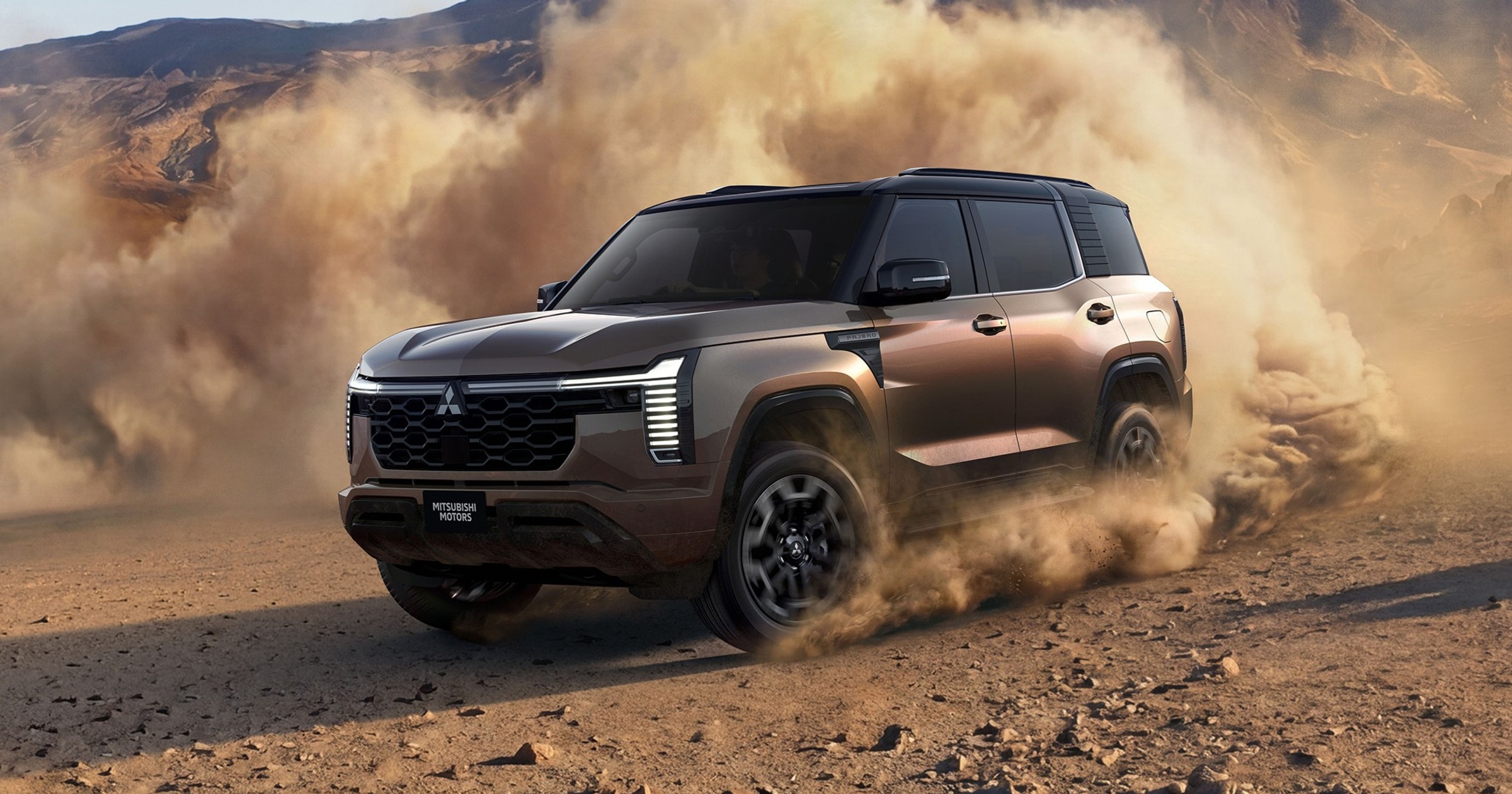 Nowe Mitsubishi Pajero na oficjalnym zdjęciu producenta