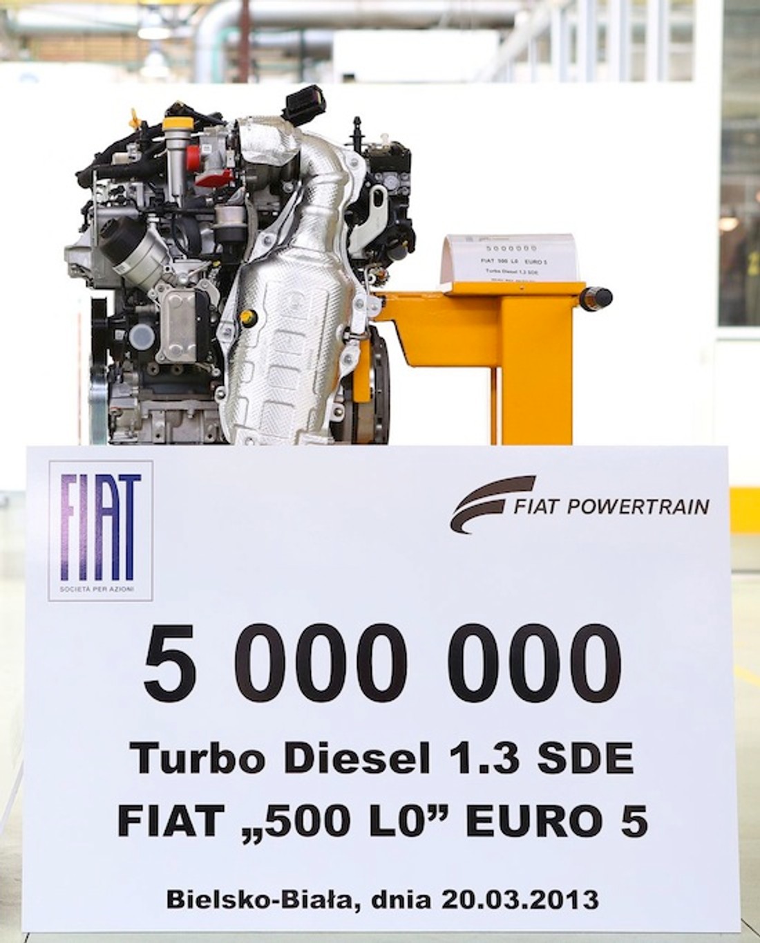 5 000 000 silników 1.3 MultiJet z Bielska-Białej