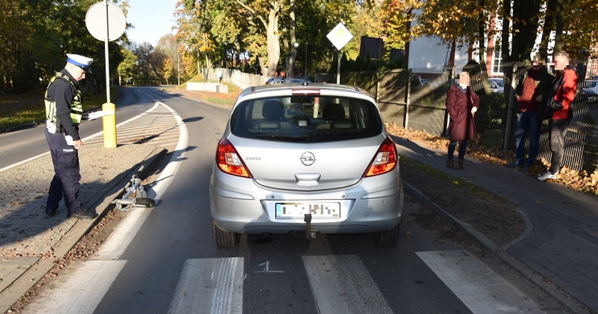  Potrąciła 17-latkę na hulajnodze. Wszystko działo się na przejściu dla pieszych