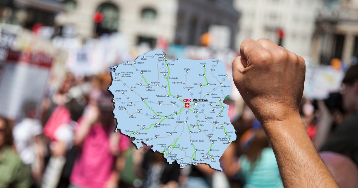 Dziś ogólnopolski protest przeciwko projektom CPK. Będą utrudnienia na drogach