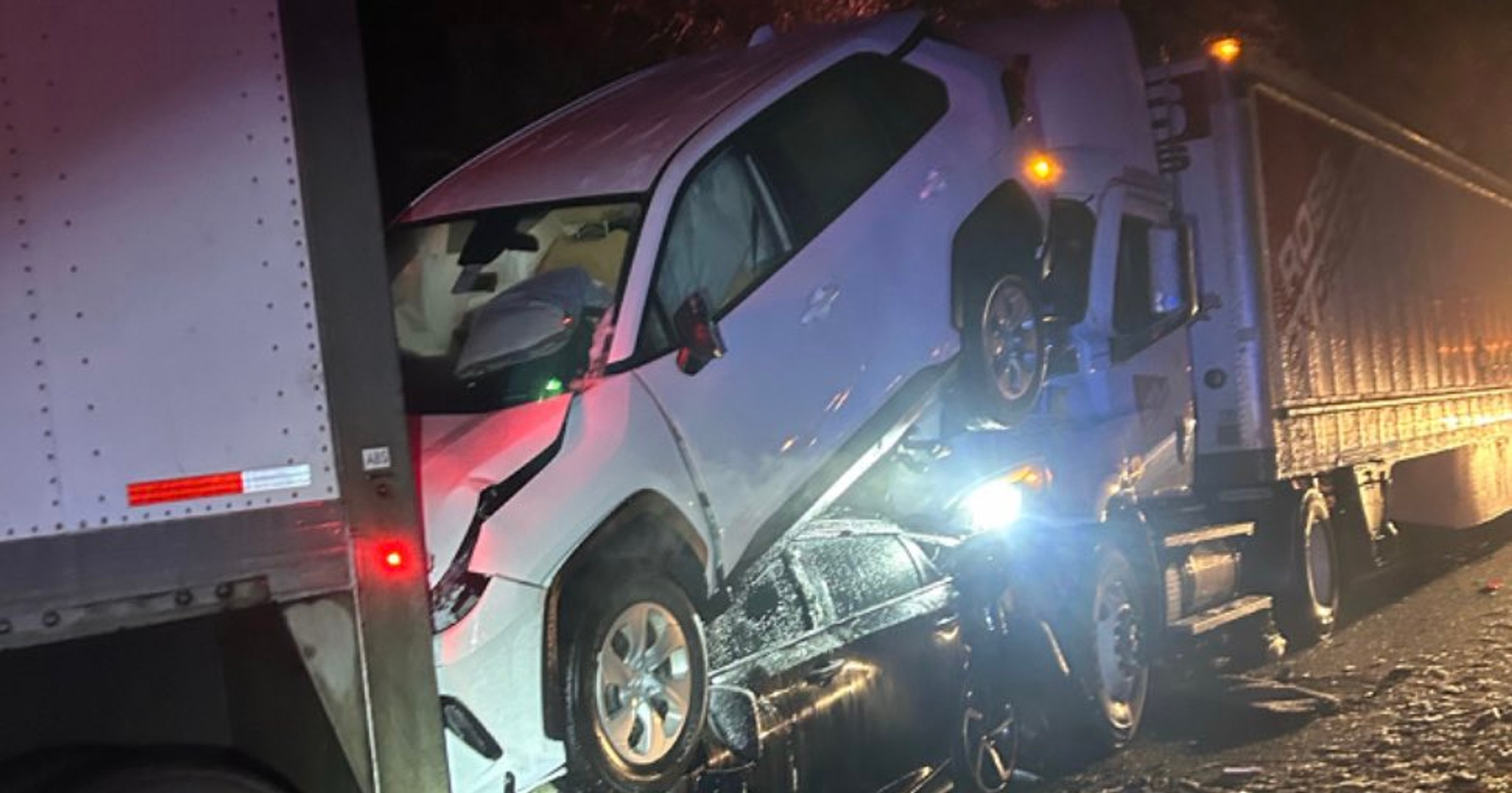 Wypadek 15 samochodów w USA