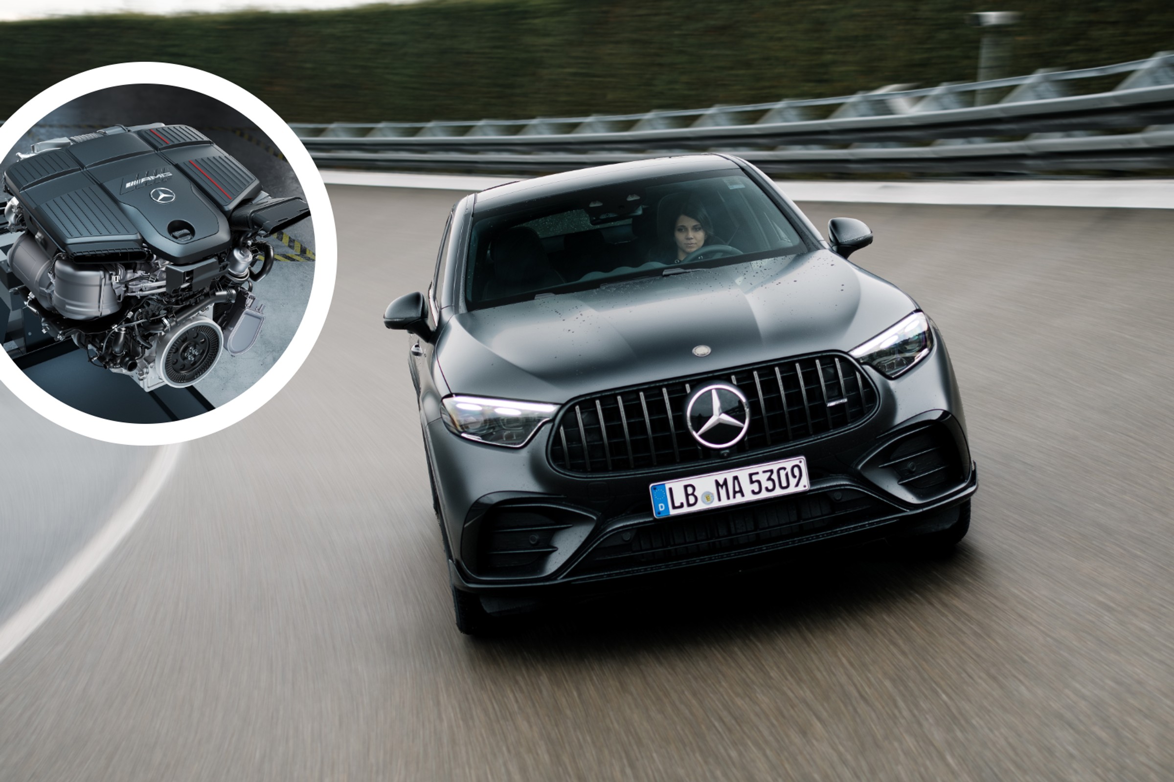 Oto nowy Mercedes-AMG GLC 53 4MATIC+. Nie bój się czterech cylindrów. Ma ich więcej