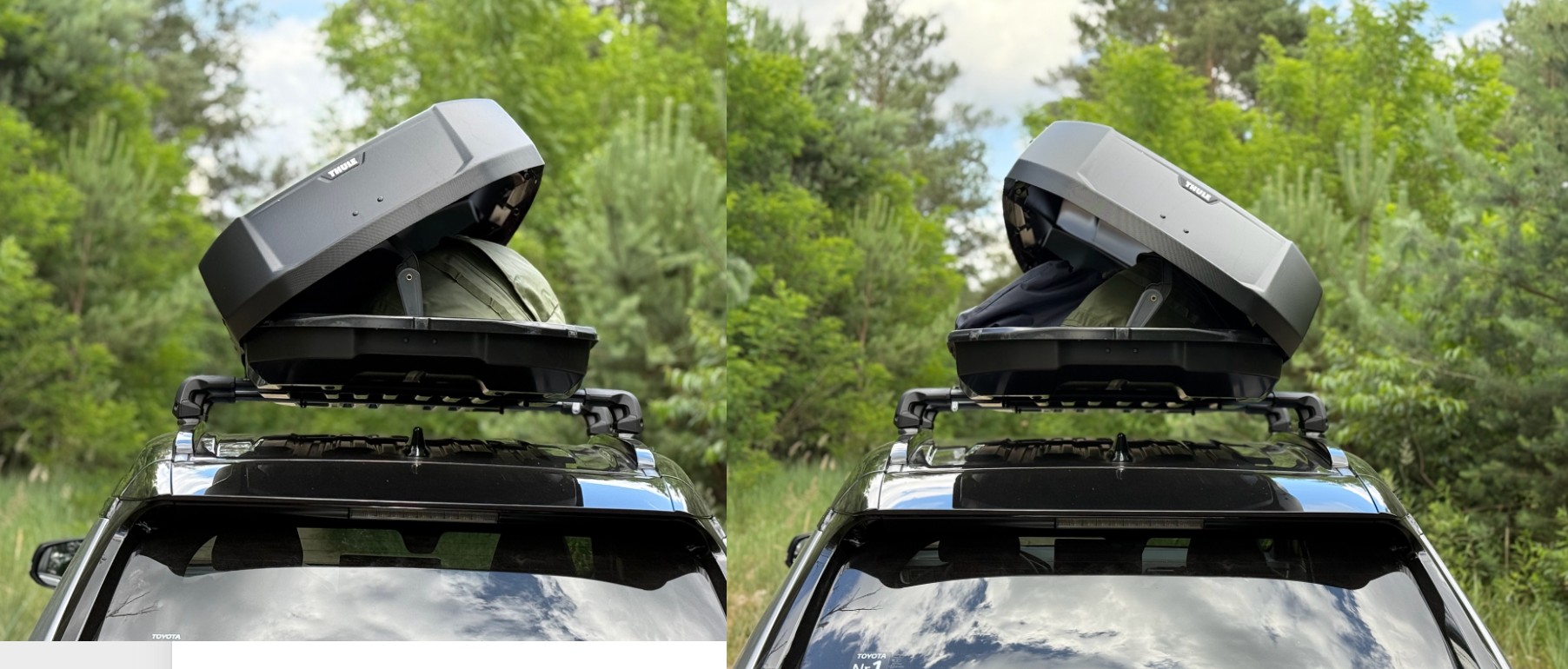 Thule Force 3 otwiera się na obie strony