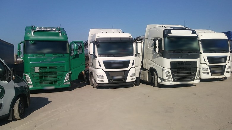 Pięć skontrolowanych ciężarówek - pięć "trafień" GITD i 60 tys. kary