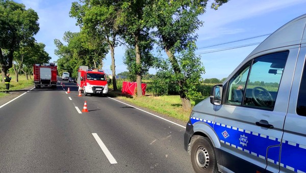 Zginęła rowerzystka potrącona przez autobus na DK 91