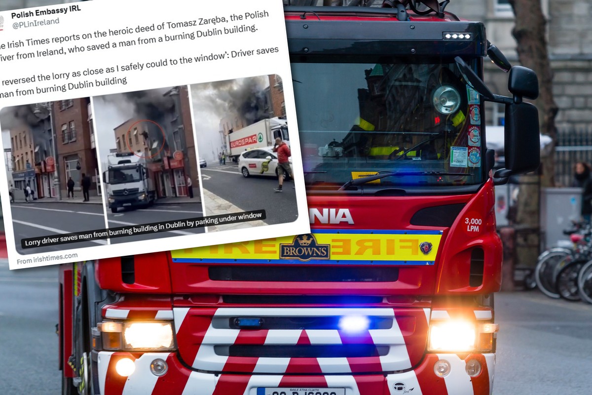 Heroiczny czyn Polaka. Irlandzkie media: "bohaterski kierowca ciężarówki"