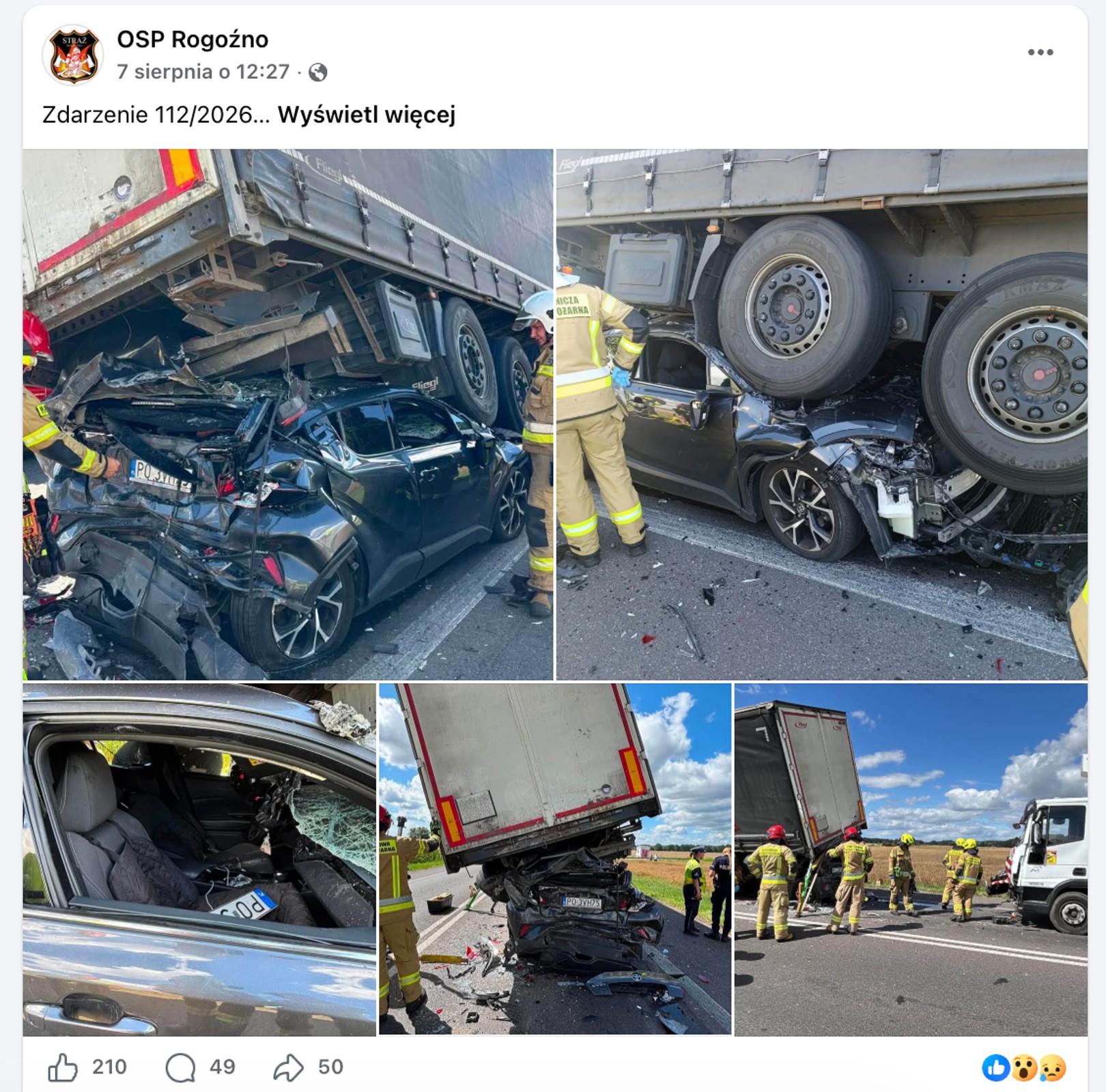 Post OSP Rogoźno - zrzut ekranu