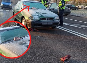 Pokazali, jak po Polsce jeżdżą "czołgiści". Ten ślad na masce szokuje