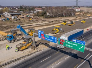 Na budowanej autostradzie A1 będzie odcinkowy pomiar prędkości