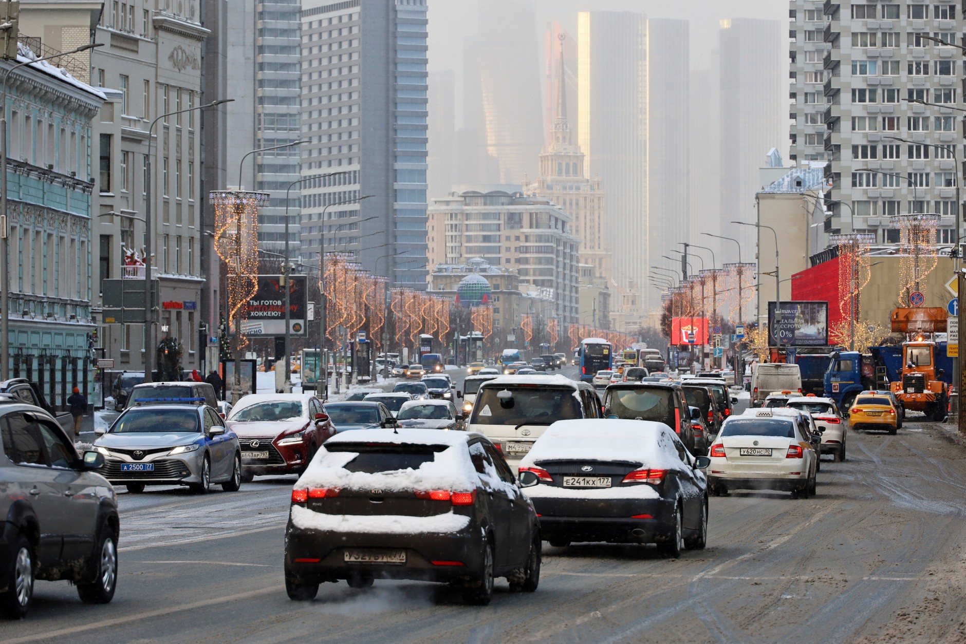 Ruch uliczny w Moskwie