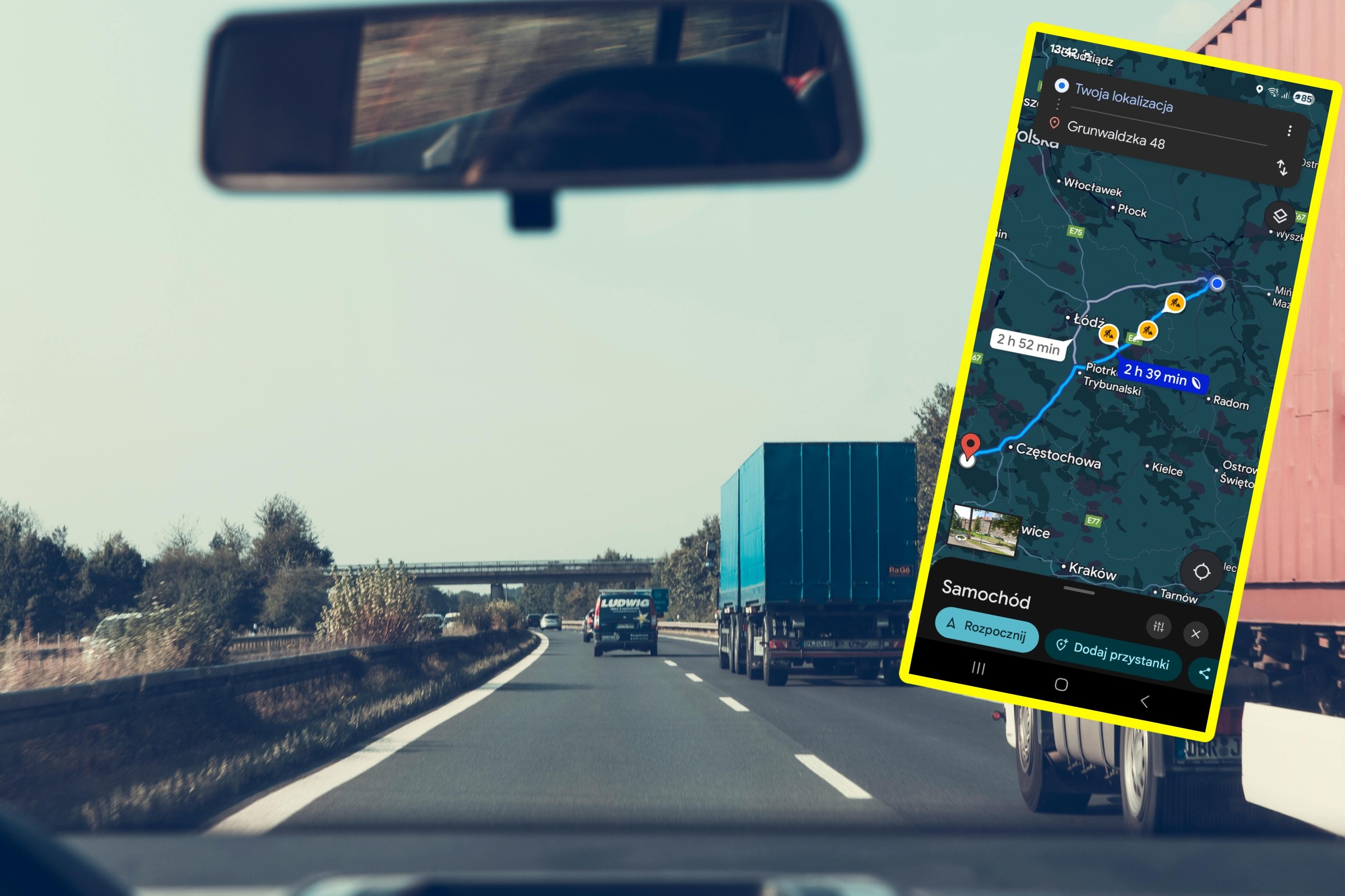 "Zielony listek" w Google Maps. Jak działa funkcja, która pozwala oszczędzać paliwo?