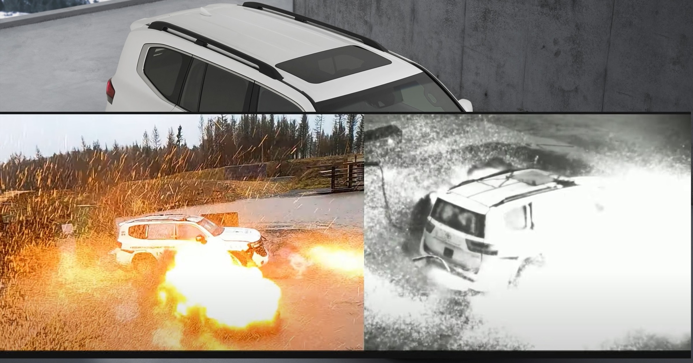 Testy balistyczne Toyoty Land Cruiser