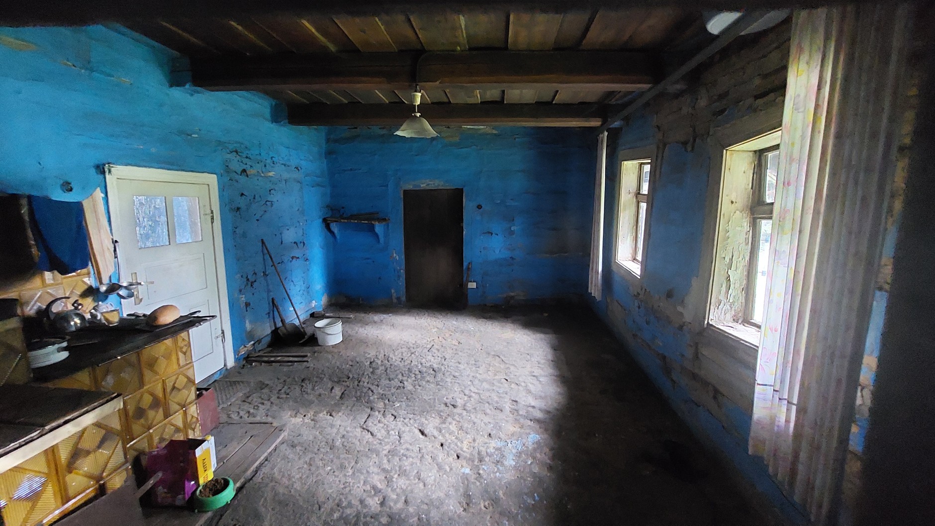 Transport chałupy z zakopianki do Nowej Huty