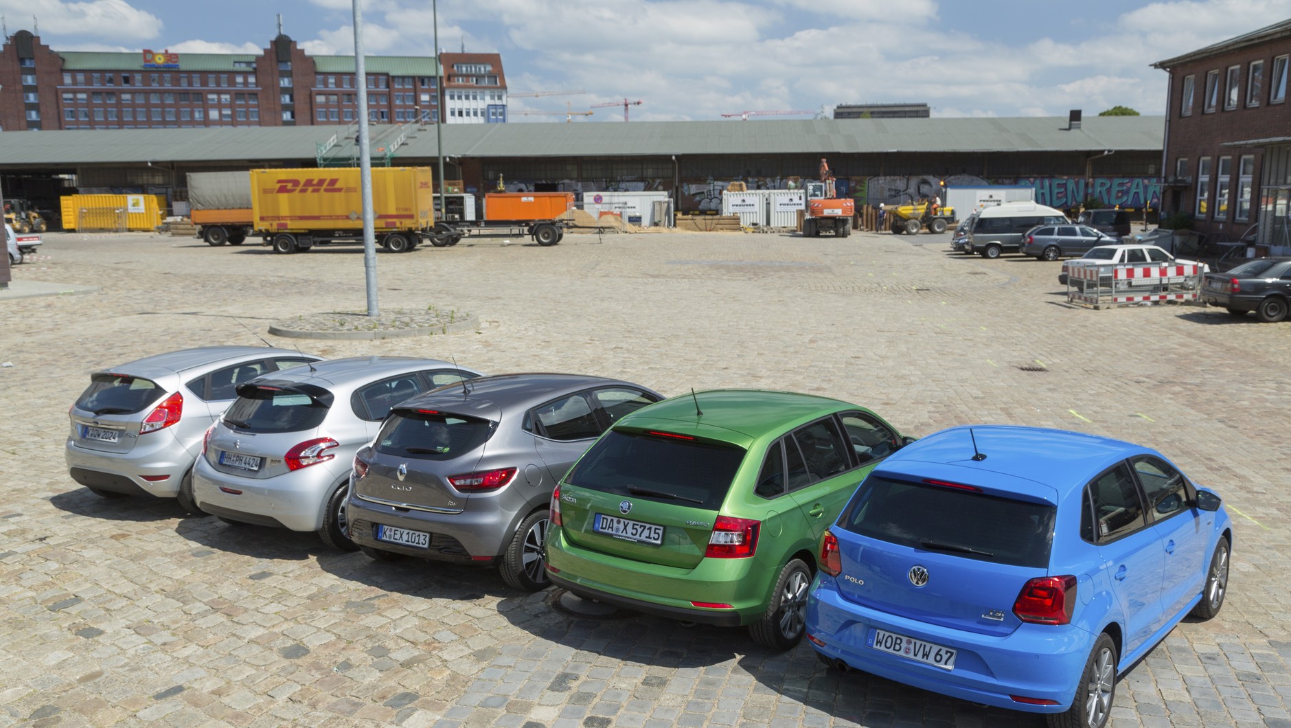 Ford Fiesta, Peugeot 208, Renault Clio, Skoda Rapid, VW Polo