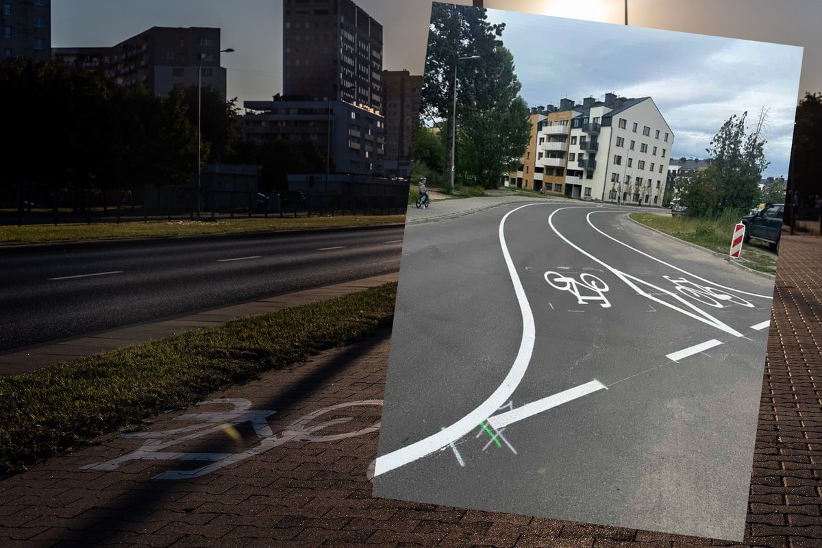 Nowa droga osiedlowa nagle stała się ścieżką rowerową. Kierowcy zdezorientowani
