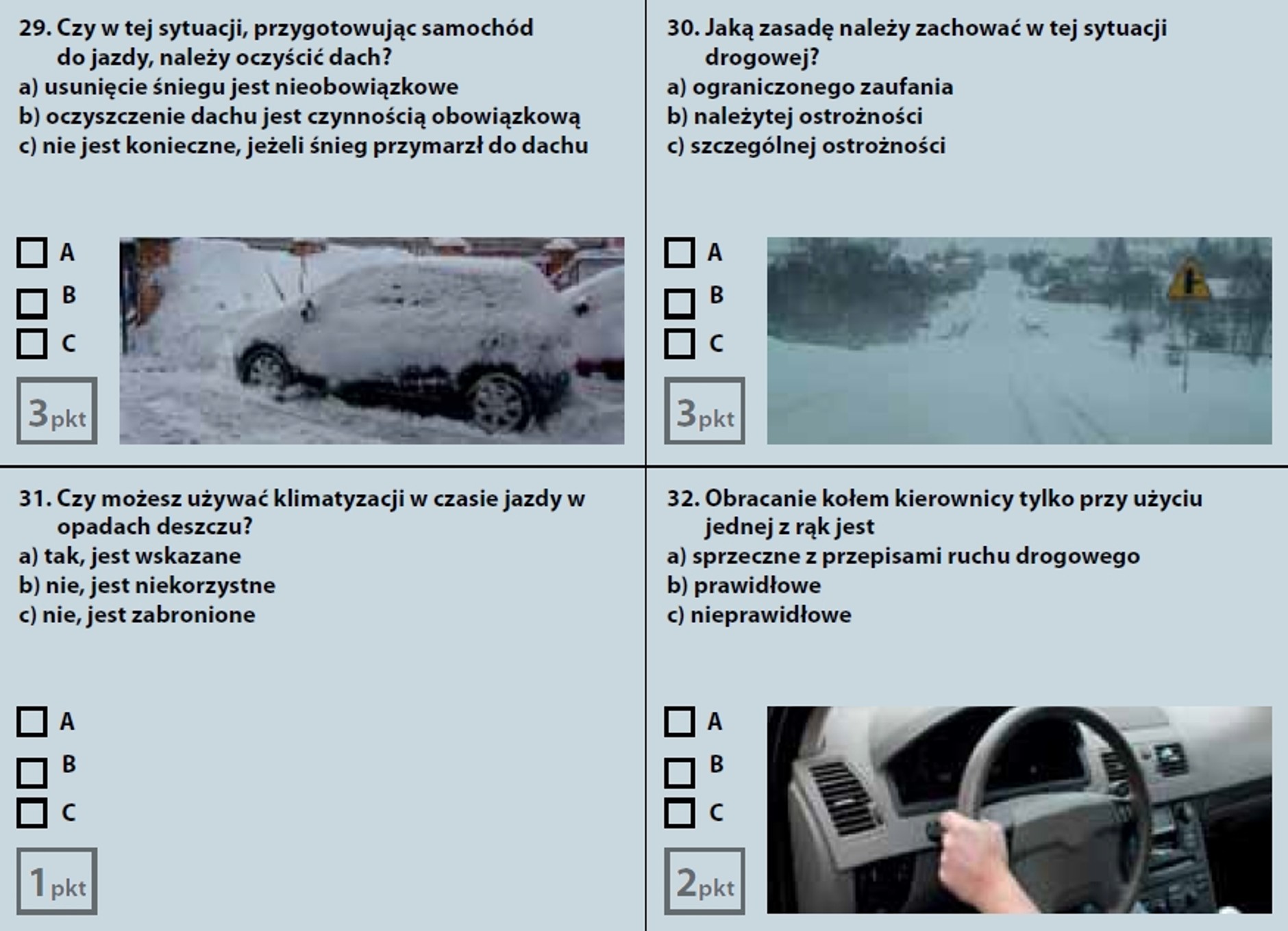 Egzamin teoretyczny na prawo jazdy - zestaw 3