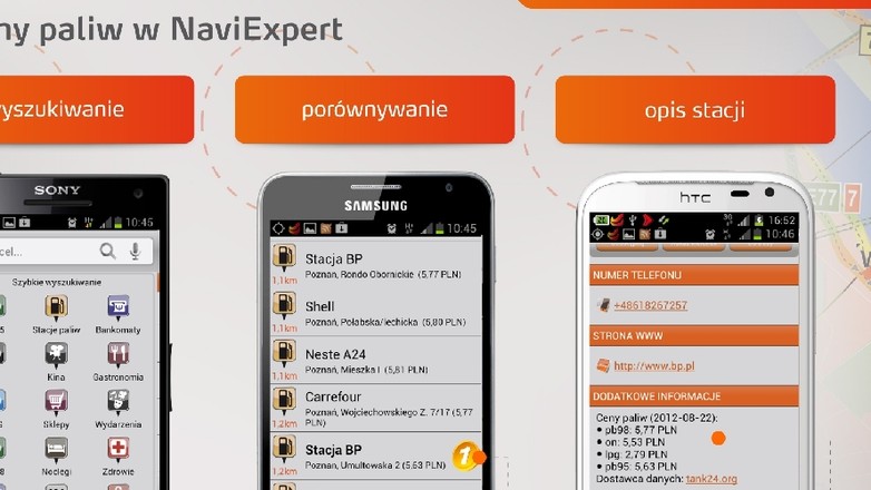NaviExpert: wyszukiwanie cen paliw