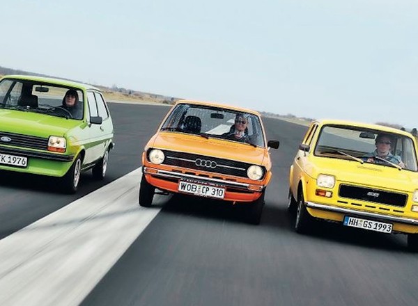 Porównanie Audi 50, Fiata 127 i Forda Fiesty: mali nauczyciele