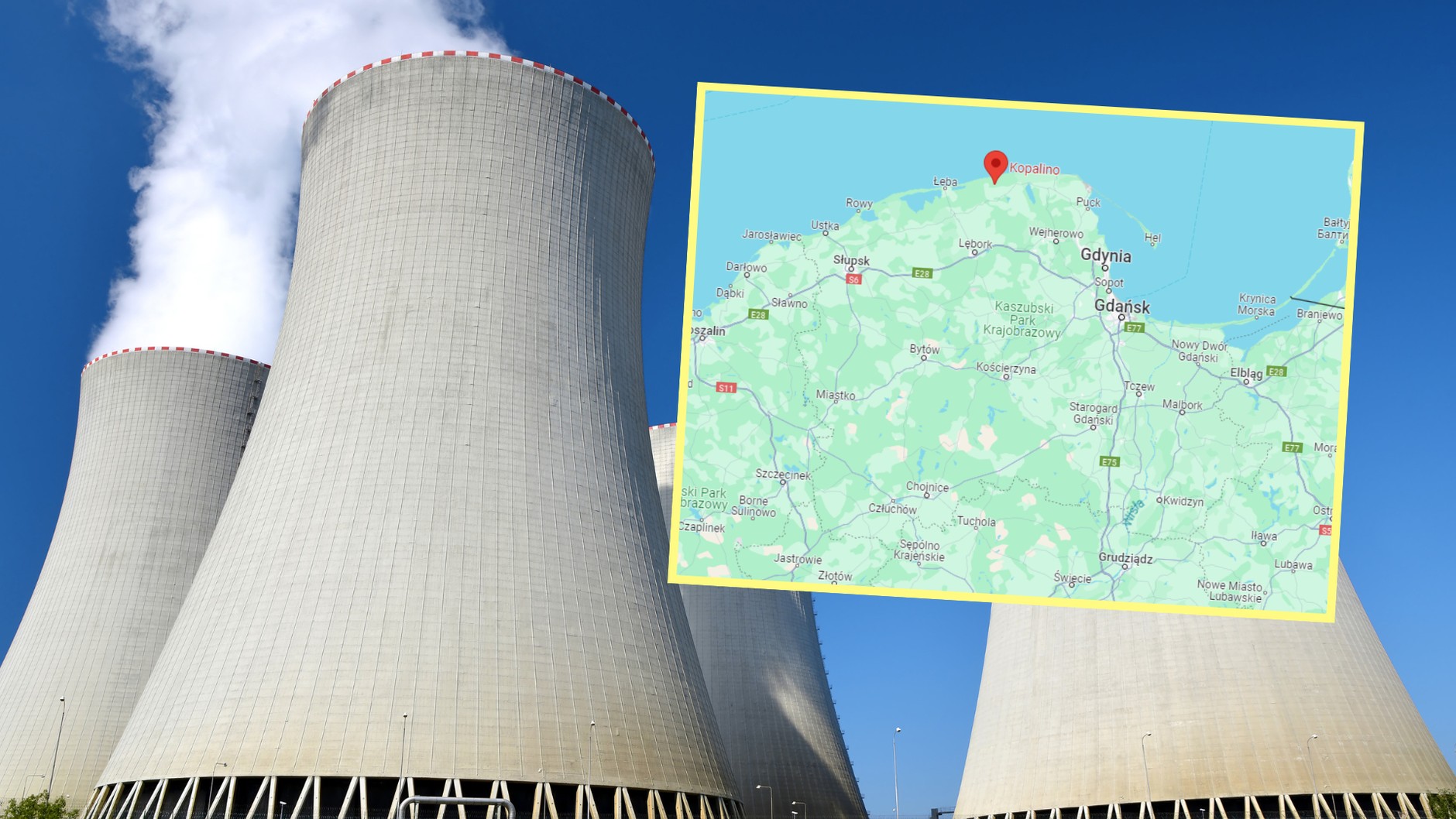 Jako lokalizację pierwszej elektrowni jądrowej w Polsce wskazano Lubiatowo-Kopalino