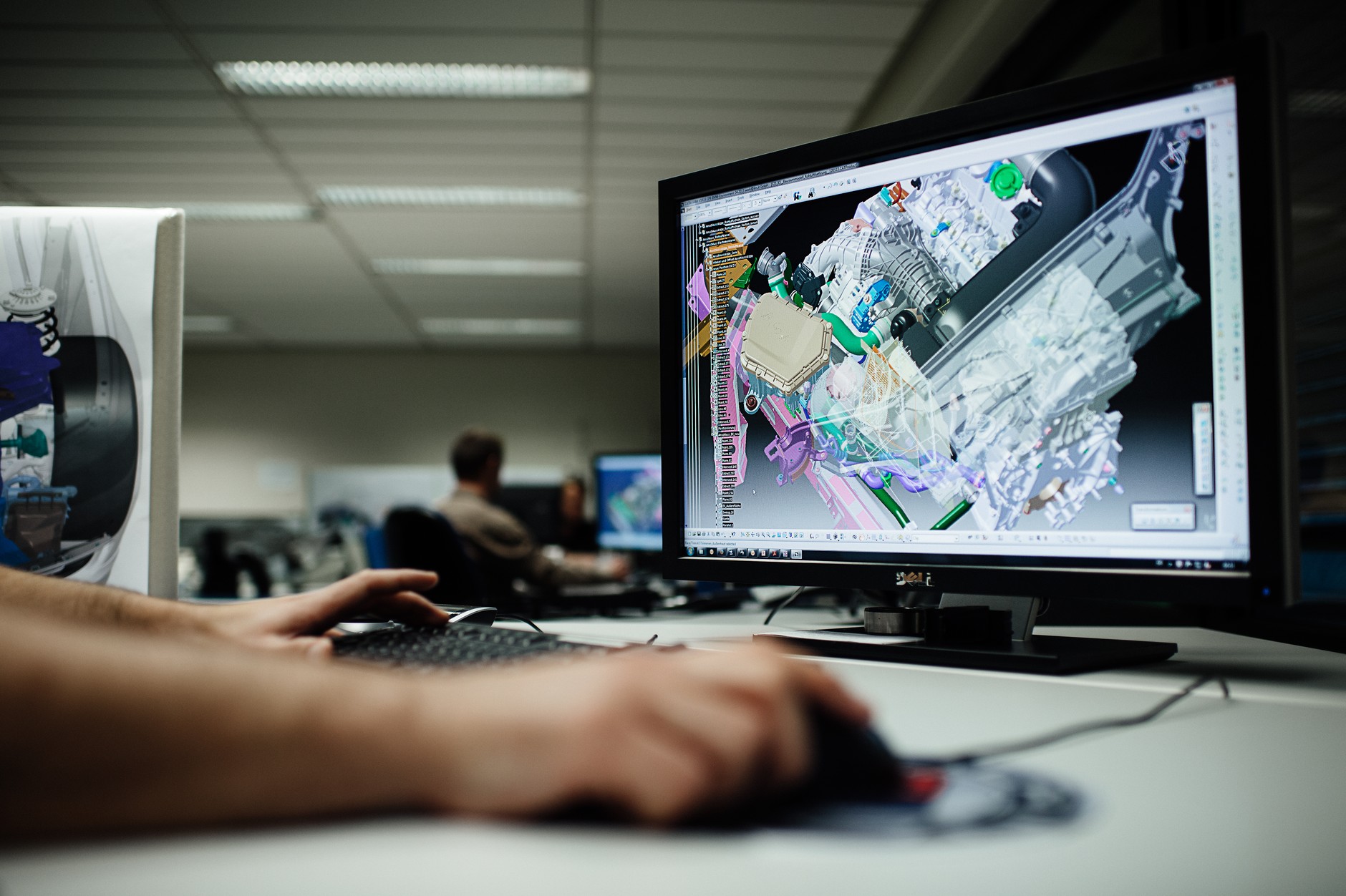 Ale manufaktura w Buchloe ma też nowoczesne centrum badawczo-rozwojowe...