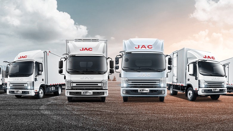 Lekkie ciężarówki chińskiej marki JAC