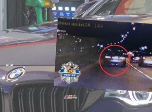 Policjanci zadrwili sobie z kierowcy BMW. Wkrótce stracił prawo jazdy