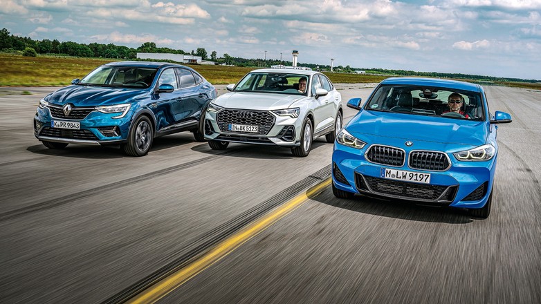 Renault Arkana, Audi Q3 Sportback, BMW X2 - klasa biznes z opcją ekonomiczną