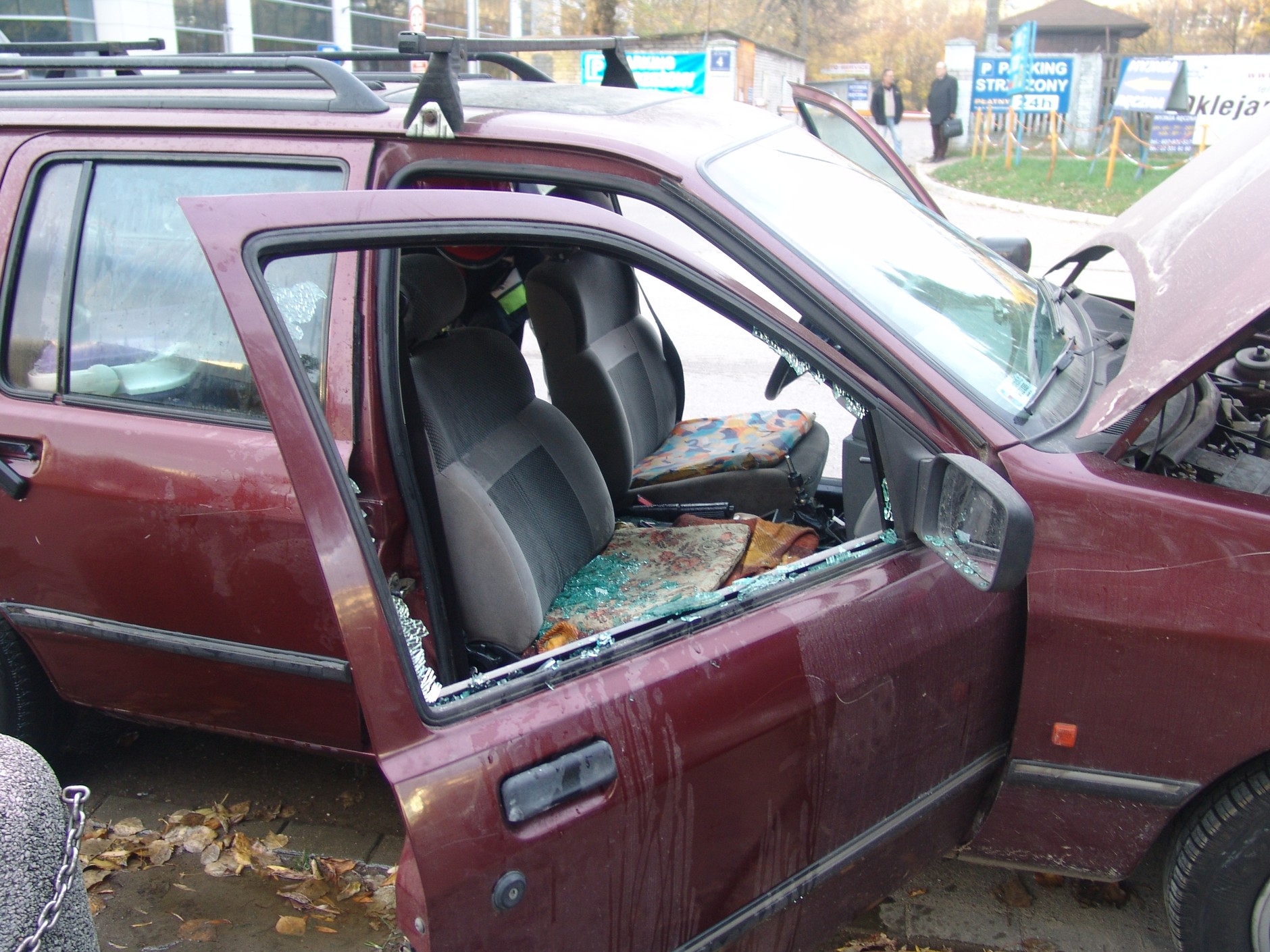 Dlaczego ten samochód się zapalił?