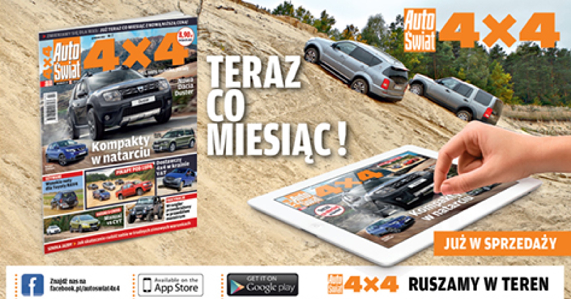Nowy 7/2013 Auto Świat 4x4 już w sprzedaży i na tabletach