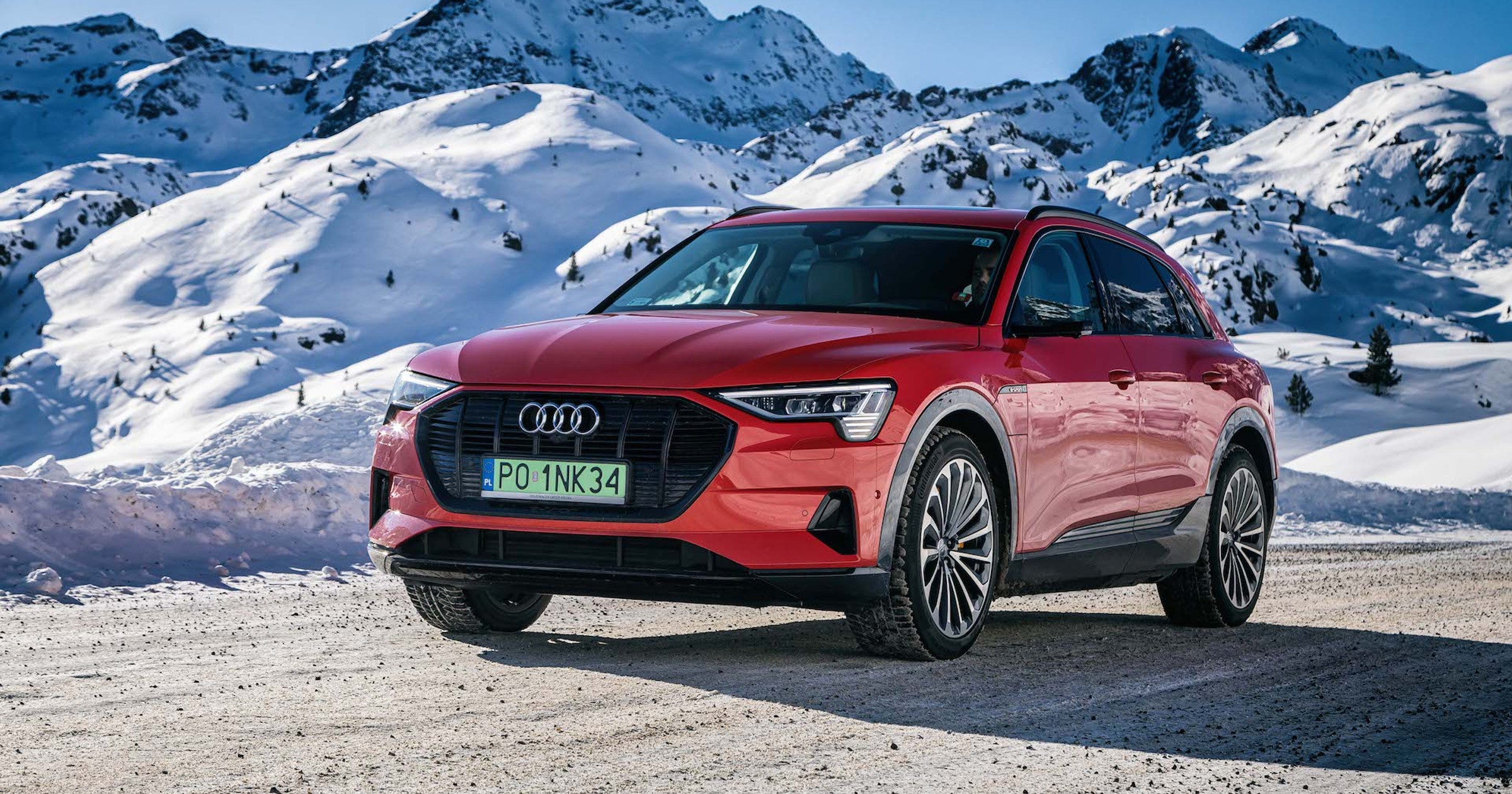 Audi e-tronem przez Alpy - podróż bez śladu