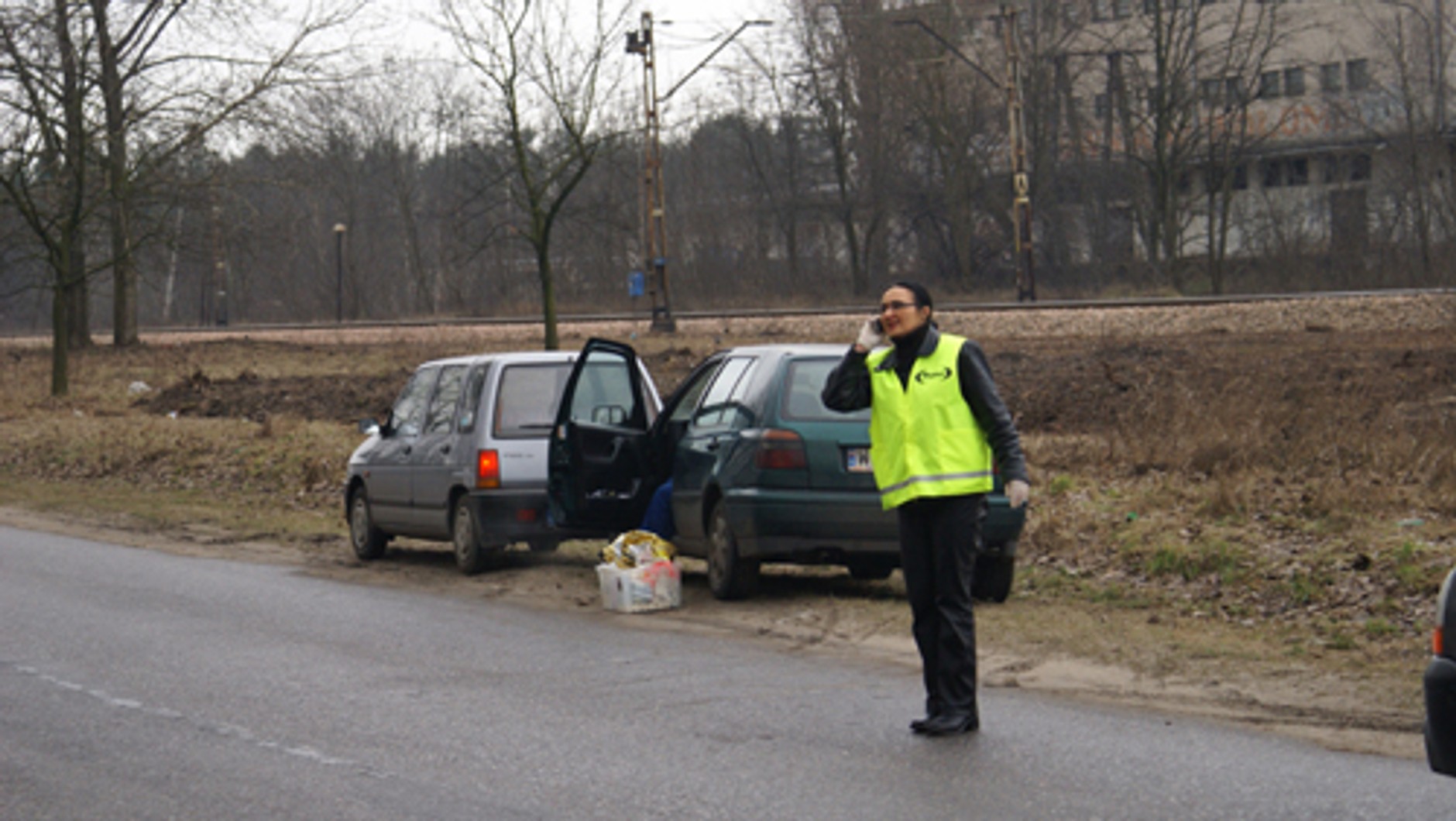 Wypadek - Zaczynamy od wezwania pomocy