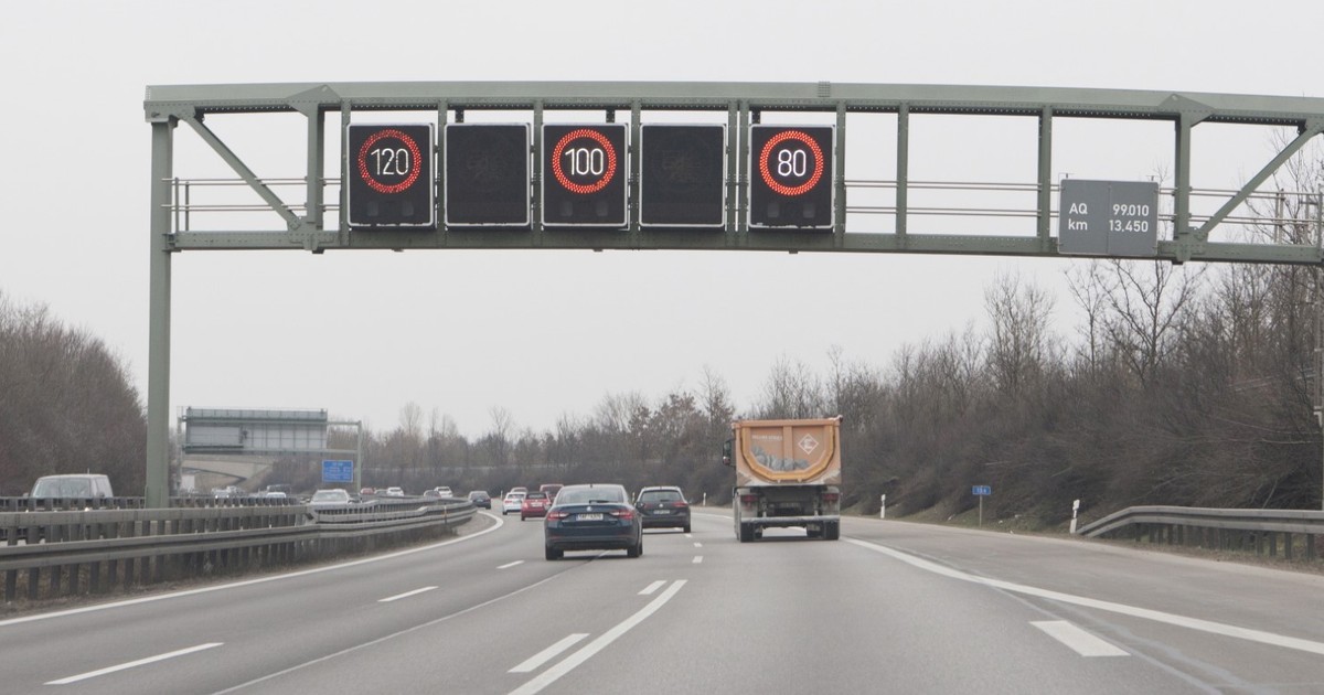 Ograniczenia prędkości na niemieckiej autostradzie