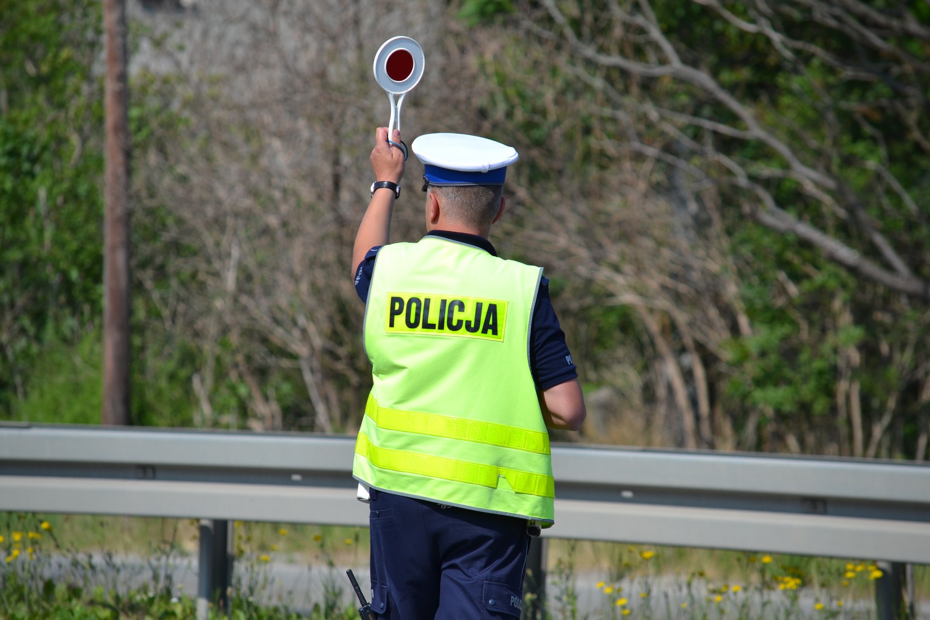 Kontrola policyjna na drodze (zdj. ilustracyjne)