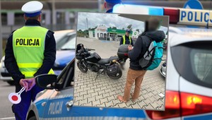 "Motocyklem boso przez Łódź". 34-latek zaskoczył policjantów luzackim stylem