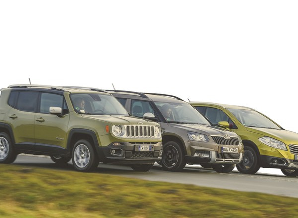 Porównanie - Jeep Renegade, Skoda Yeti, Suzuki SX4 S-Cross