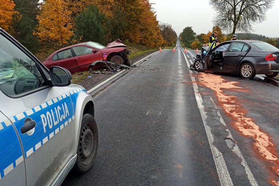 Przerażający wypadek na Mazowszu. Z auta nie było czego zbierać