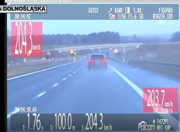 Kolejni rekordziści nagrani przez policjantów z grupy "Speed" zapłacą po 2,5 tys. zł [Wideo]