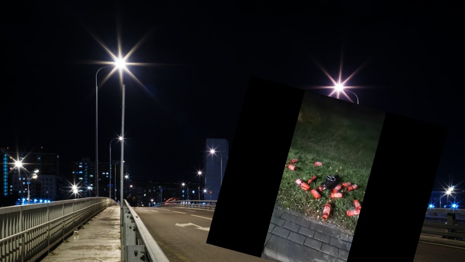Mercedes stanął w płomieniach. Straż pożarna pod wrażeniem tego, co się później działo (fot. Facebook/strazpozarna.zg)